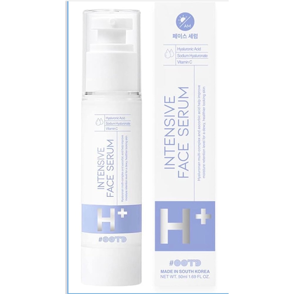 OOTD Intensive Face Serum Hydrating Hyaluronic Acid Vitamin C 1.69oz‎ NEW
